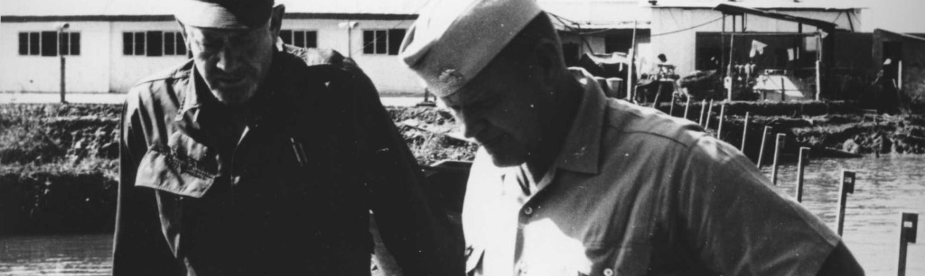 Steinbeck with Captain B.B. Witham in Vietnam