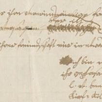 Excerpt of letter from Beethoven to Joseph von Schaden, September 15, 1787