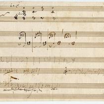 Beethoven Sketchleaf from 1807-1808