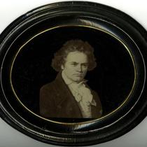 Beethoven portrait based on the portrait by Jäger