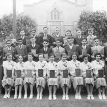 St. Clare Grammar School class photograph