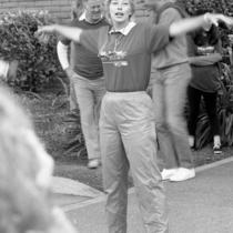 1986 y-Walk participant exercising