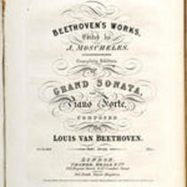  Grand sonata for the piano forte, : Part [1] op. 106 / composed by Louis van Beethoven