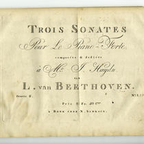 Trois sonates pour le piano-forte : oeuvre 2, nro. I-[III]