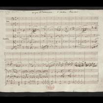 2. Manuscript of Cherubini's Air pour le Panharmonicon