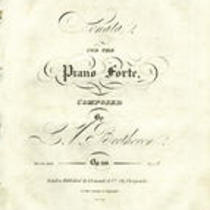 Sonata for the piano forte : op. 110 composed by L.V. Beethoven.