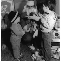 Santa Clause and children