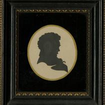 Beethoven cut out silhouette.