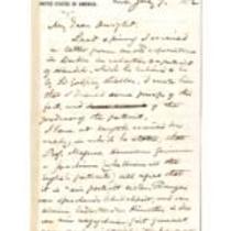 Autograph letter signed from A. W. Thayer to J. S. Dwight
