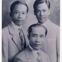 Group portrait of Henry Carpio and brothers