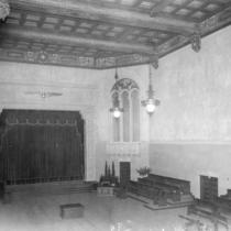 Auditorium room in the Scottish Rite Freemasonry building.