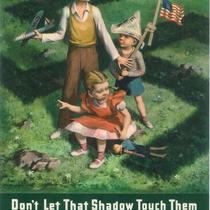 Don't let that shadow touch them : buy war bonds.