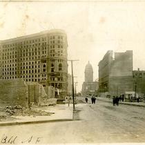Flood Building and Market Street after San Francisco Earthquake of 1906