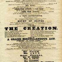  Theatre Royal, Covent-Garden, Grand Performance of Antient & Modern music, Wednesday, March 7, 1827