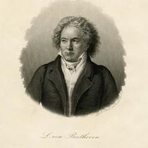 Beethoven engraving by Mayer based on Kloeber