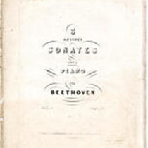  3 grandes sonates pour piano par Beethoven ; Œuvre 31 ... No. [1]