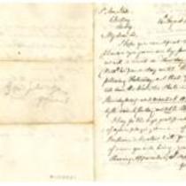 Autograph letter signed from George Smart to Joseph Joachim, August 14, 1859