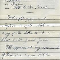 Letter from Carl D. Duncan to Patricia Whiting, 1964