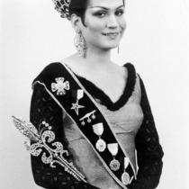 Carla La Mar in full H.I.M. Empress regalia.