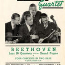 Beethoven Last 10 Quartets and the Grand Fugue, London String Quartet, November 3 and 4, 1934