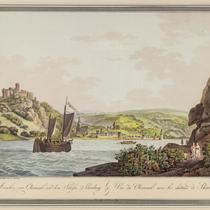 Plate 13. View of Oberwesel and the Castle Schönburg