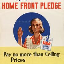 Keep the home front pledge: Pay no more than ceiling prices: Pay your points in full.