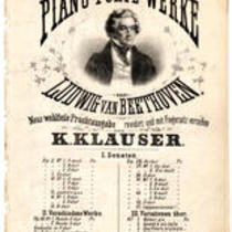  Grande sonate pathétique, op. 13 / L.v. Beethoven ; revidirt und mit Fingersatz versehen von K. Klauser