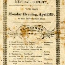  Grand Instrumental Concert of the Germania Musical Society, April 29, 1848