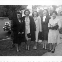 Shirley Orpha Smith and four friends.