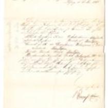 Autograph letter signed from Breitkopf & Härtel to Carl Haslinger, May 25, 1864