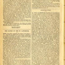 Cover portrait with essay on Beethoven from Appleton's Journal for the Beethoven anniversary in 1870
