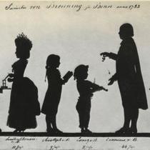 Breuning family silhouette, 1782
