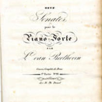  Deux sonates pour le piano-forte par L. van Beethoven [Anhang 5]