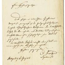 Autograph letter signed from Conradin Kreutzer