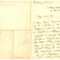 Autograph letter signed from Jules Benedict to Henry Smart, November 4, 1845