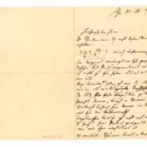 Autograph letter signed from Hans von Bülow