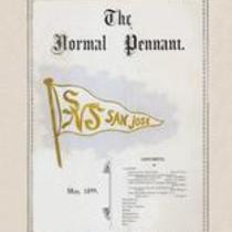 San Jose State Normal School Pennant 1899-05 (May 1899)