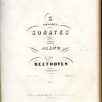  3 sonates pour piano par Beethoven. Oeuvre 31 ... No. [2]