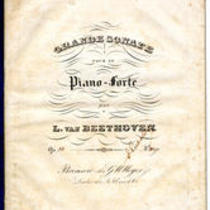  Grande sonate pour le piano-forte par L. van Beethoven. Op. [22] ...